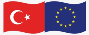 Eu And The Republic Of Turkey - Europe Turkey Flag Png #1320795