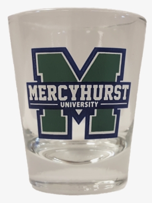 Shot Glass W/block M Logo - Mercyhurst University #1320820
