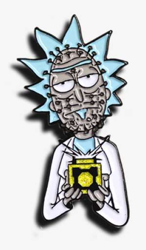 Pinhead Rick Pin - Cartoon #1322203