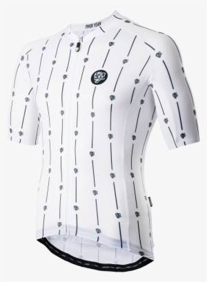 All Day Pinhead Jersey White Main - Cycling Jersey #1322706