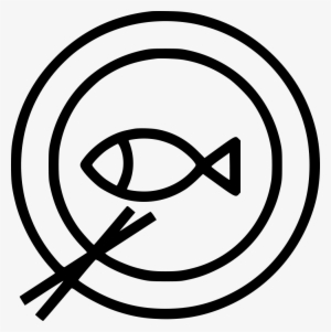 Fish Dish Plate Chopstick Asian Comments - Plate And Chopstick Png #1322937