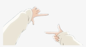 64 Images About Cartoon/anime Png On We Heart It - Anime Hand Png #1323111