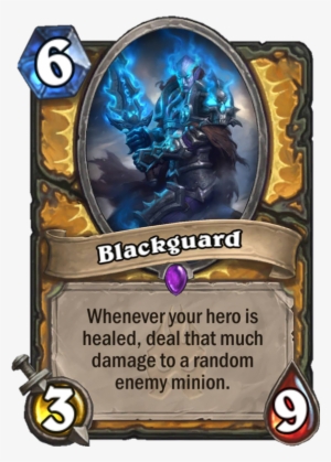 Blackguard Is A 6 Mana Cost Epic Paladin Minion Card - Hearthstone Knights Of The Frozen Throne Cards #1323441