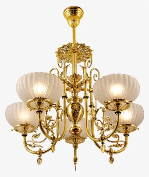 Victorian And Rococo Chandeliers And Ceiling Lights - Fancy Light Png #1323490