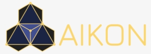 Aikon Logo Horizontal Gold - Triangle #1324479