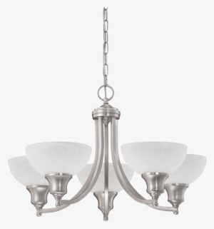 F5455-53 - Radionic Hi Tech Inspire 5-light Shaded Chandelier #1324539