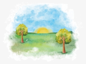 Watercolor Forest Transprent Png Free Download Paint - Watercolor Painting #1325262