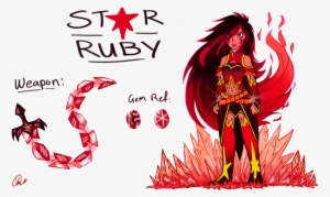 Star Ruby ~ Gem Oc By Ask-thedrakon Steven Universe - Steven Universe Oc Ruby #1325416
