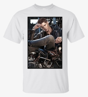 Dean Winchester Motorbike Hoodies Sweatshirts - Jensen Fanart #1326063