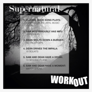 Classic Rock Music Is A Must For Supernatural And Usually - Supernatural Season 8 Workout #1326266