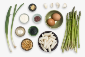 Spicy Vegetable Tteokbokki With Asparagus, Soft-boiled - Egg #1326343