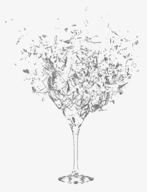 Totally Transparent Glass Shattering Png - Glass #1326948