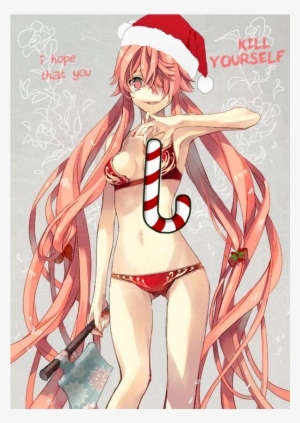 Gasai Yuno Christmas - Sexy Yuno Mirai Nikki #1327105