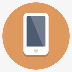 Open - Smartphone Icon Circle Png #1327272
