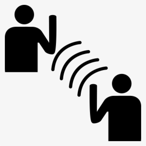 Communication Icon Png - People Waving At Each Other #1327380
