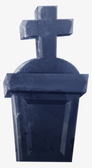 Tombstone With Cross Png Clipart Image - Clip Art #1327809