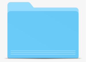 This Free Icons Png Design Of Blank Blue Folder #1328847