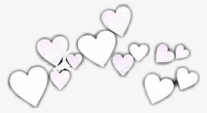 Report Abuse - White Heart Crown Png #1329316