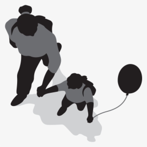 Latest Statistics Show That The Number Of Children - Silhouette Top View Png #1329344