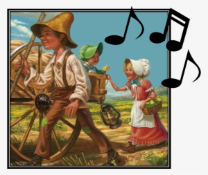 Pioneer Children Sang As They Walked - Pioneer Children Clip Art #1329369