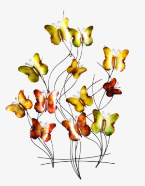 Butterfly Swarm Wall Art - La Hacienda Butterfly Swarm #1329490