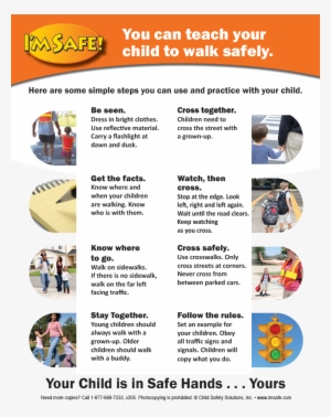 6-5035 Parent Tip Sheet - Pedestrian Safety Tips #1329677
