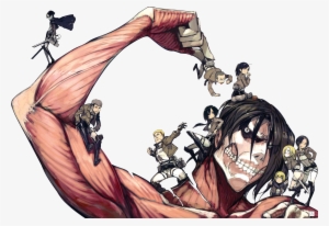 Eren Yeager Mikasa Ackermann Armin Arlert Fictional - Attack On Titan 3 #1329992