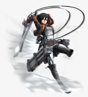 Attack On Titan Png Clipart - Mikasa Ackerman Official Art #1330055