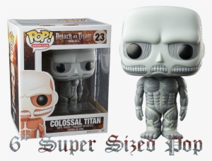 Attack On Titan Black & White Colossal Titan Super - Colossal Titan Pop #1330365