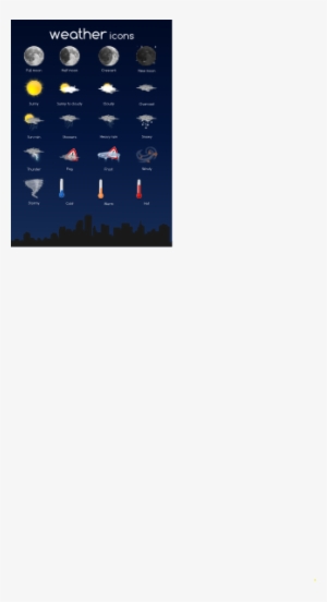 How To Set Use Weather Icon Set Clipart #1331018