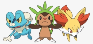 Kalos Starters Xy Anime - Pokemon 5th Gen Starters #1331078