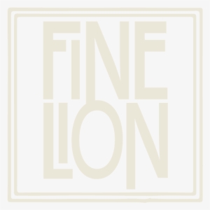 Finelion Logo Vanillawithborder #1331298