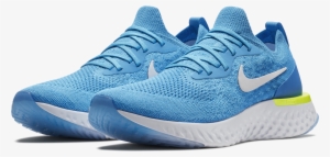 Men's Epic React Flyknit Running Shoe - Nike Epic React Blue #1331451