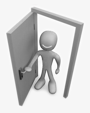 And Also At Door Solutions Twitter - Person Opening A Door #1332376