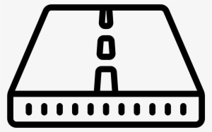 This Is A Picture Of A Road That Has Two Lanes - Road #1333059