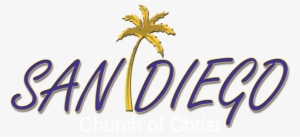 San Diego Church Of Christ - San Diego Logo Transparent #1333559