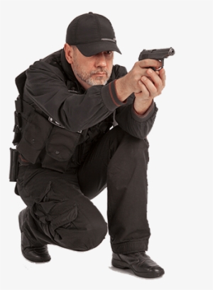 Download - Police With Gun Transparent #1333689