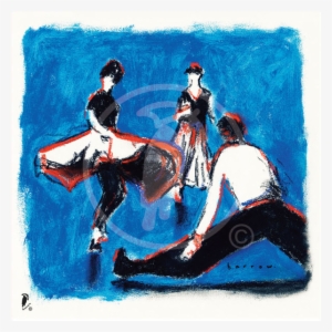 Blue Dancer - Painting #1333949