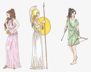 Ancient Bow And Arrows Female Fictional Fi - Greek Mythology Artemis Costume #1334078