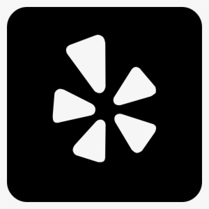 Png File - Yelp Logo White Png #1334112