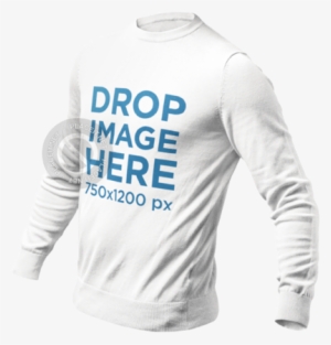 Placeit Invisible Model Mockup - T Shirt Long Sleeve Mockup #1334195