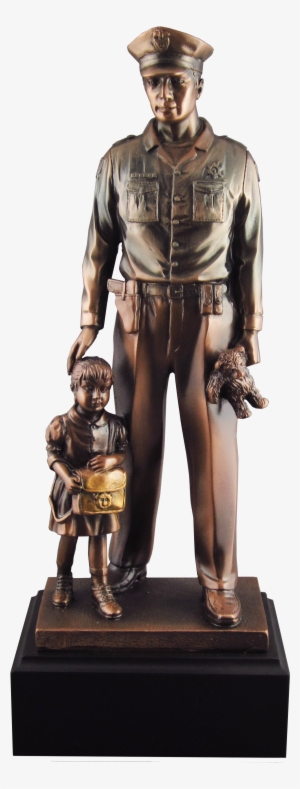 Policeman And Child Sculpture #1334521 Policeman And Child Sculpture #1334521