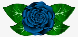 Blue Flower Clipart Blue Rose - Clip Art Blue Rose #1334601