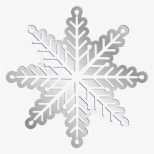 Silver Snowflake Png Clip Art Image - Clip Art #1334695