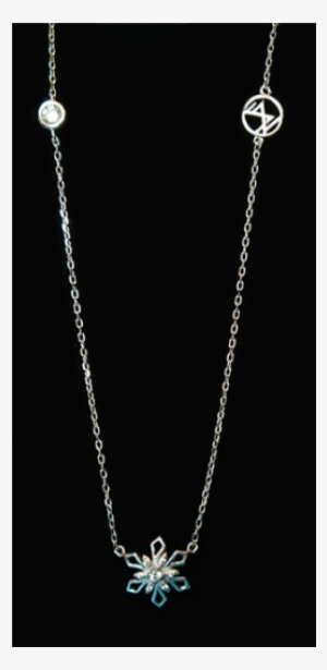 Snowflake Korean Style 925 Sterling Silver Necklace - 925 Sterling Silver #1334996