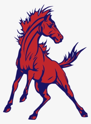Class Of 2020 Fundraiser - Red And Blue Mustang Horse #1335156
