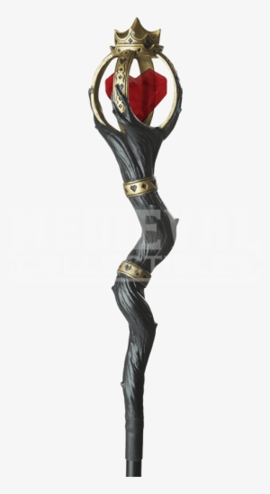 Queen Of Hearts Costume Staff - Women's Queen Of Hearts Staff - Black - One Size For #1335275