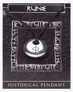 Success Rune Stone Pendant - Viking Rune Pendant For Love #1335470
