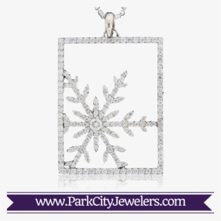 Boxed Snowflake Pendant - Elk Ivory Tooth Trophy Antler Ring #1335538