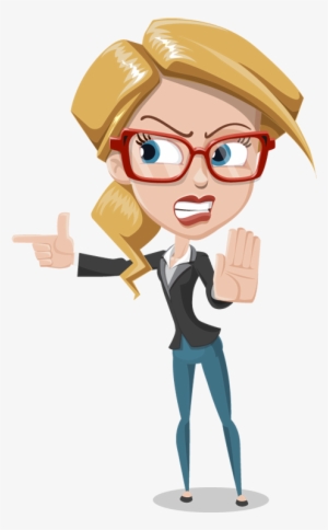 Angry People Clip Art - Angry Lady Clipart #1335781